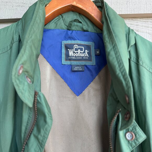 Vintage Woolrich Ultrex Green Nylon Windbreaker Jacket – Men’s XL - Picture 5 of 12